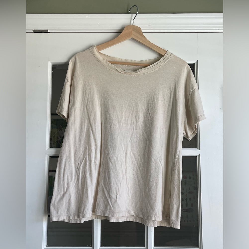 MATE the Label Cream Short Sleeve Tee